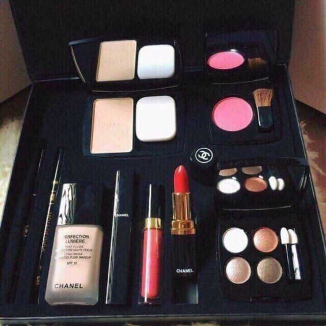 set trang điểm bộ 9 món đầy đủ phụ kiện makeup cho bạn gái,dùng cực mê