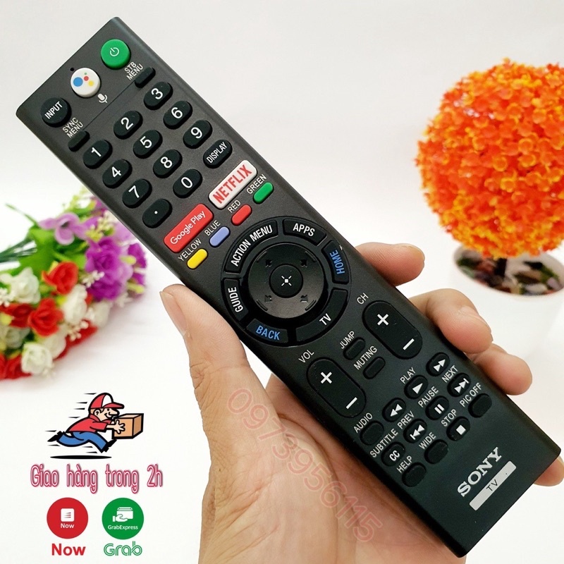 Remote điều khiển tivi giọng nói SONY-Bh 6 tháng lỗi đổi mới -tặng pin sịn