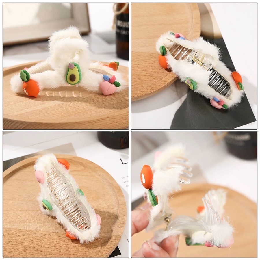 Kẹp tóc hình trái cây dễ thương cho nữ