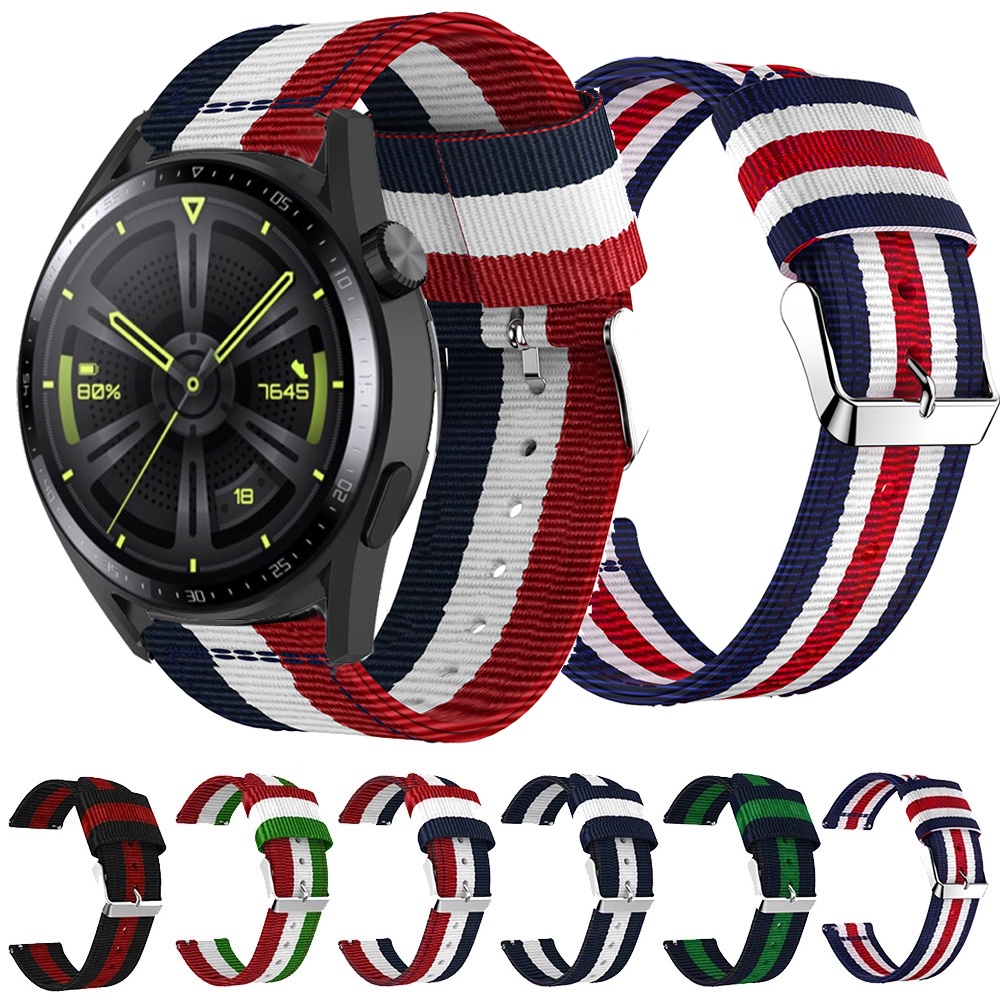 HUAWEI Mới Dây Đeo Đồng Hồ Nylon 20mm 22mm GT3 GT 3 Pro 42mm 46mm GT 2 GT2 Pro gt2e GT