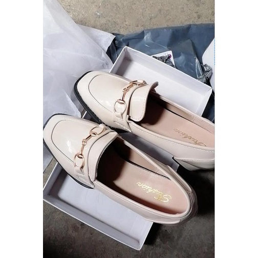 Giày Da Đế Dày Màu Trơn Thời Trang Thu Đông 2020 Cho Nữ | BigBuy360 - bigbuy360.vn