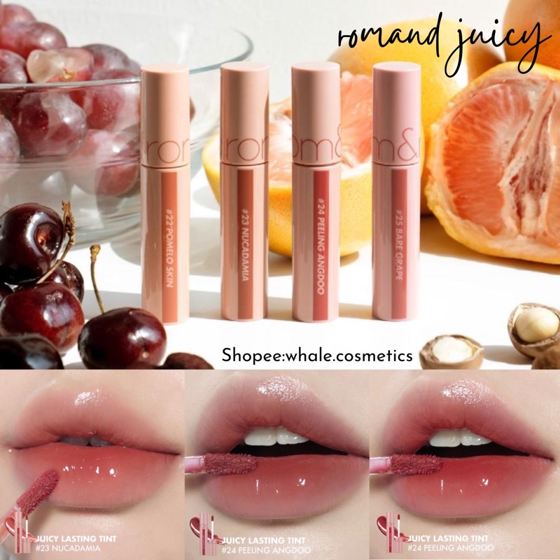 [Bare Juicy Lasting 2021] Son Tint Lì Romand Juicy Lasting Tint 5.5g