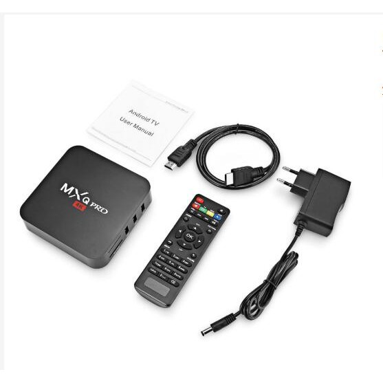 Thiết bị MXQ PRO Android TV Box thông minh hỗ trợ 4k 1g 8g H3 Android 7.1 3d Android Iptv Dvb T2