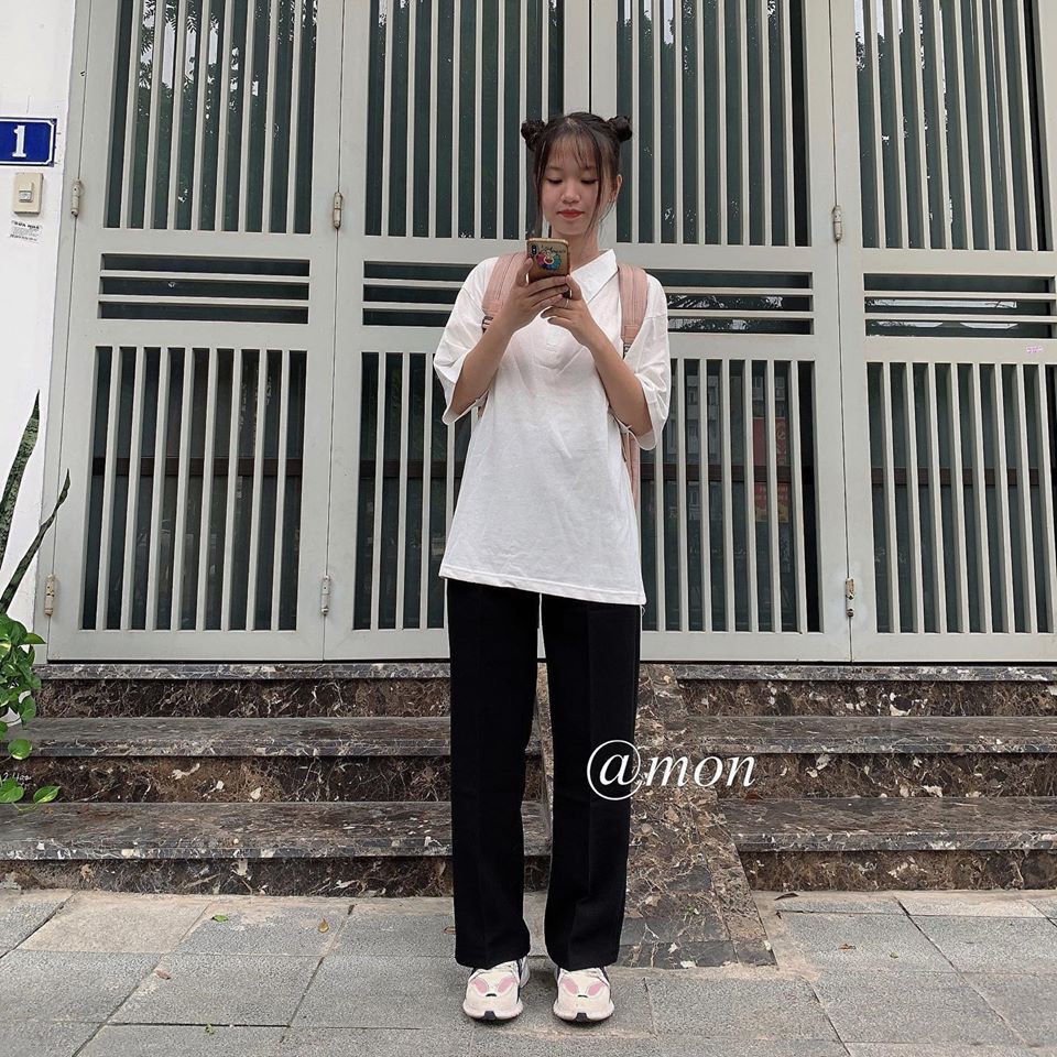 200324 QUẦN VẢI KHÓA TRƯỚC -S,M,L,XL | BigBuy360 - bigbuy360.vn