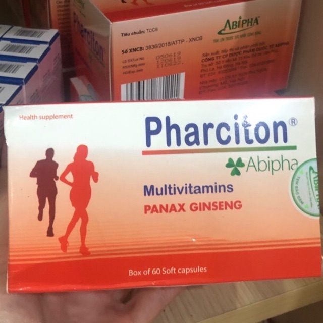 Viên uống pharciton bổ sung vitamin vác khoáng chất giúp ăn ngon miệng