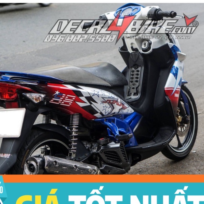 Gía sốc  Tem trùm xe NOUVO LX NICKY HAYDEN