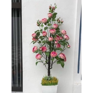 Cây giả - cây hoa hồng cao 1,4met