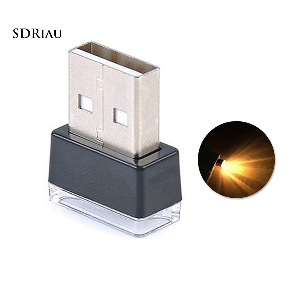 Đèn LED USB nhỏ gọn dùng để trang trí nội thất xe ô tô