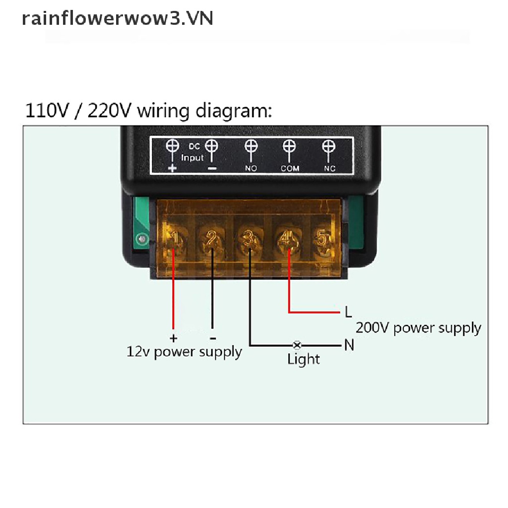 Bộ Điều Khiển Từ Xa Không Dây Rơ Le 433MHz 220V 30A 1CH