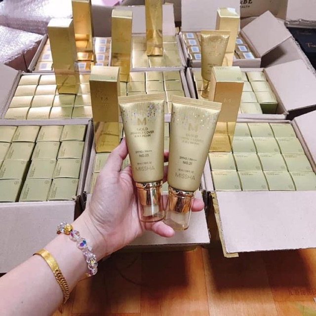 Kem nền missha gold hàn săn sale đủ bill
