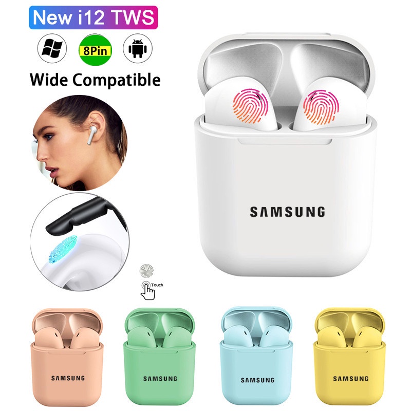 Tai Nghe Bluetooth 5.0 Không Dây Âm Thanh Nổi 3D Cho Samsung Inpods12