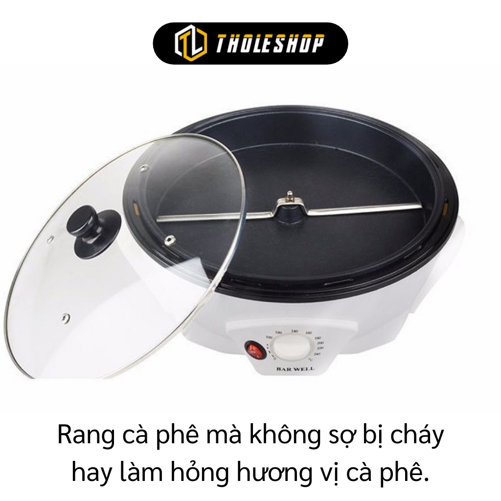 Máy Rang Cà Phê - Nồi Rang Ngũ Cốc Mini Tại Nhà Không Sợ Bị Cháy, Sản Phẩm Cách Nhiệt 4137