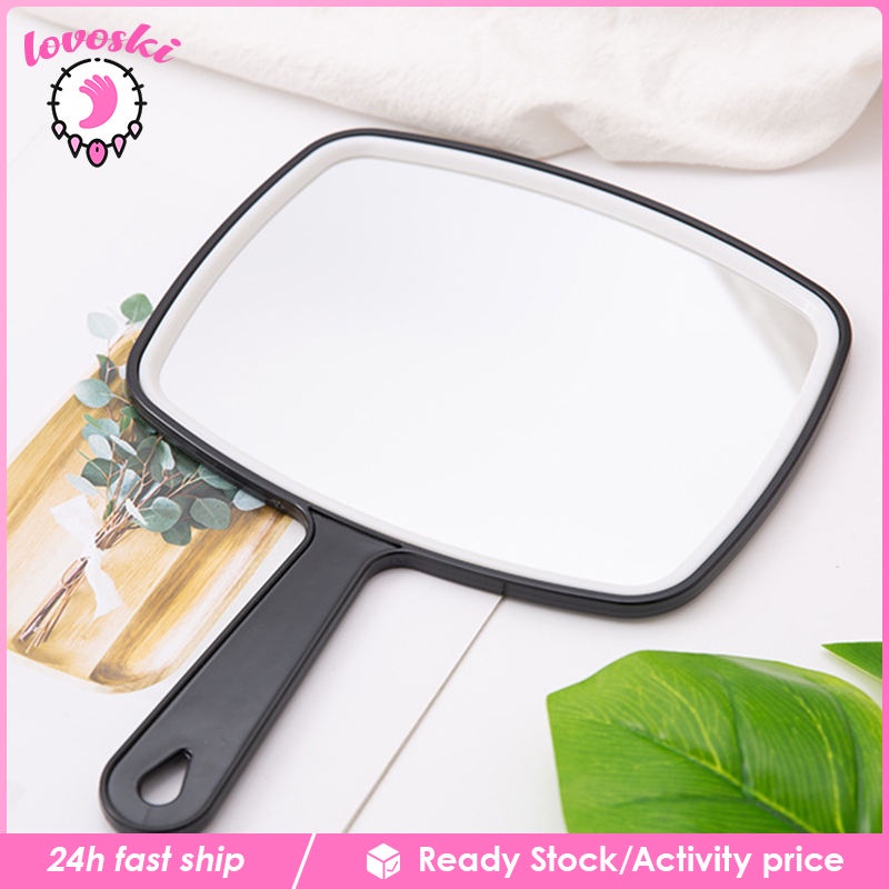 [Lovoski] Set 2 Gương Cầm Tay Hình Vuông Cỡ Lớn Hỗ Trợ Tạo Kiểu Tóc