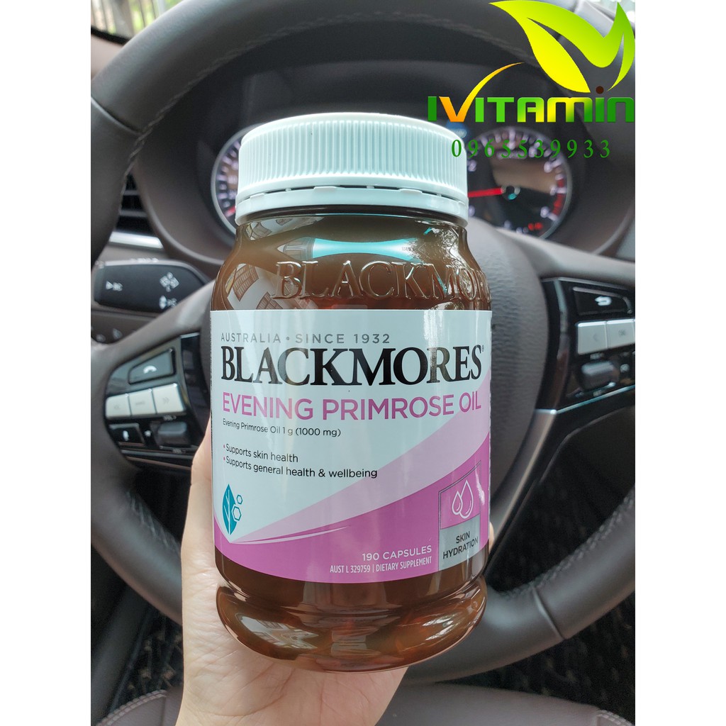 Tinh dầu hoa anh thảo Evening Primrose Oil Blackmore 190 viên