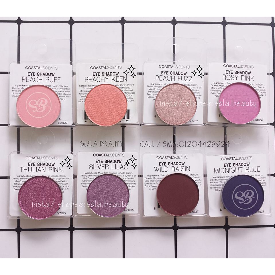 Các màu mắt lẻ (Phần 11) - Coastal Scents