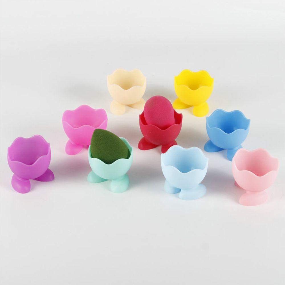 Giá Đỡ Mút Trang Điểm Bằng Silicon Hình Quả Trứng Chống Bẩn