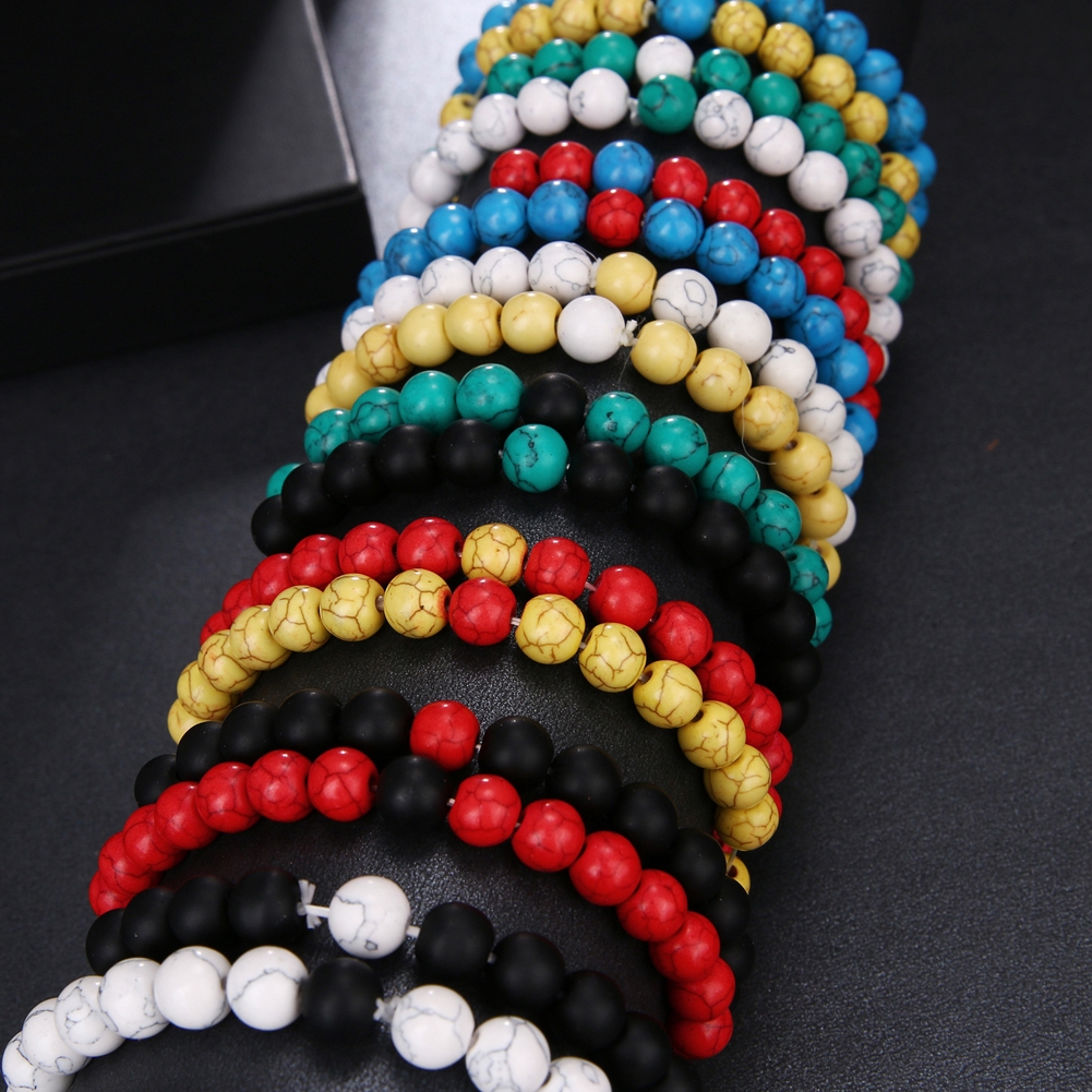 2021 Fashion Charm Jewelry Volcanic Stone Beads Bracelets for Women Vintage Bracelets Bangles Cuff Adjustable Bracelet