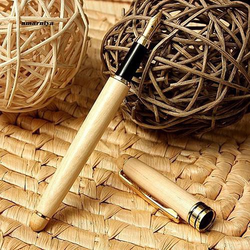 Bút máy thiết kế vỏ gỗ sáng tạo chất lượng cao