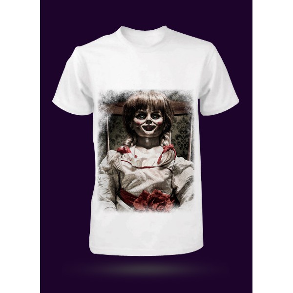 Áo thun Halloween Búp bê Annabelle