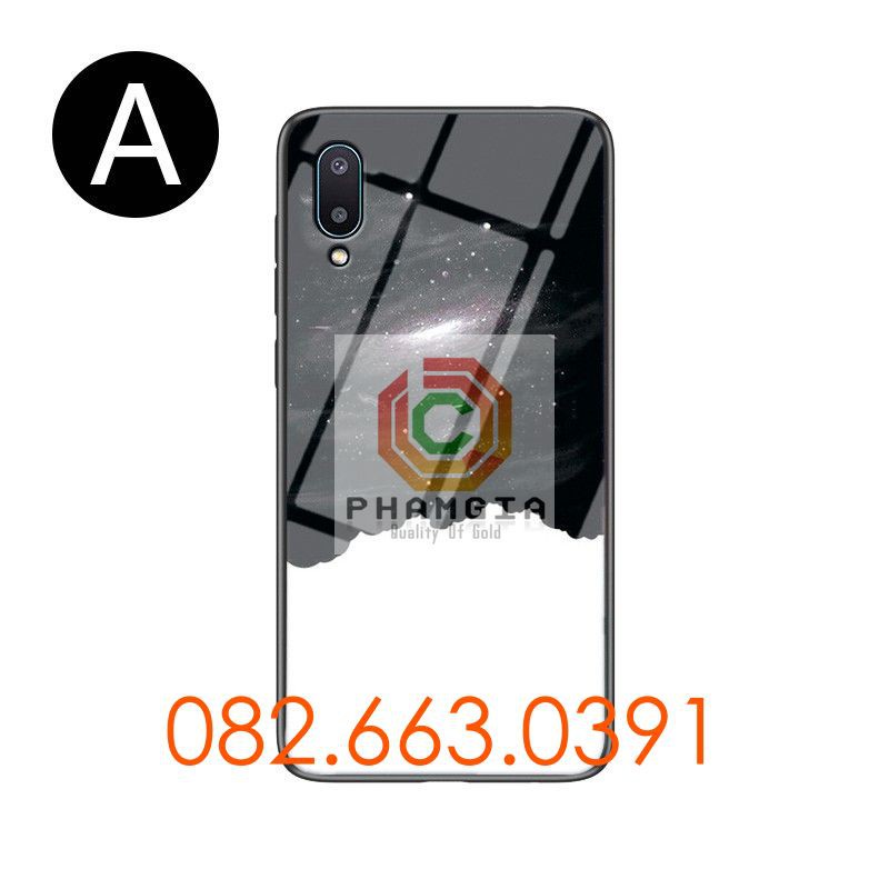 Ốp lưng ép kính Samsung A02 hình vũ trụ siêu đẹp