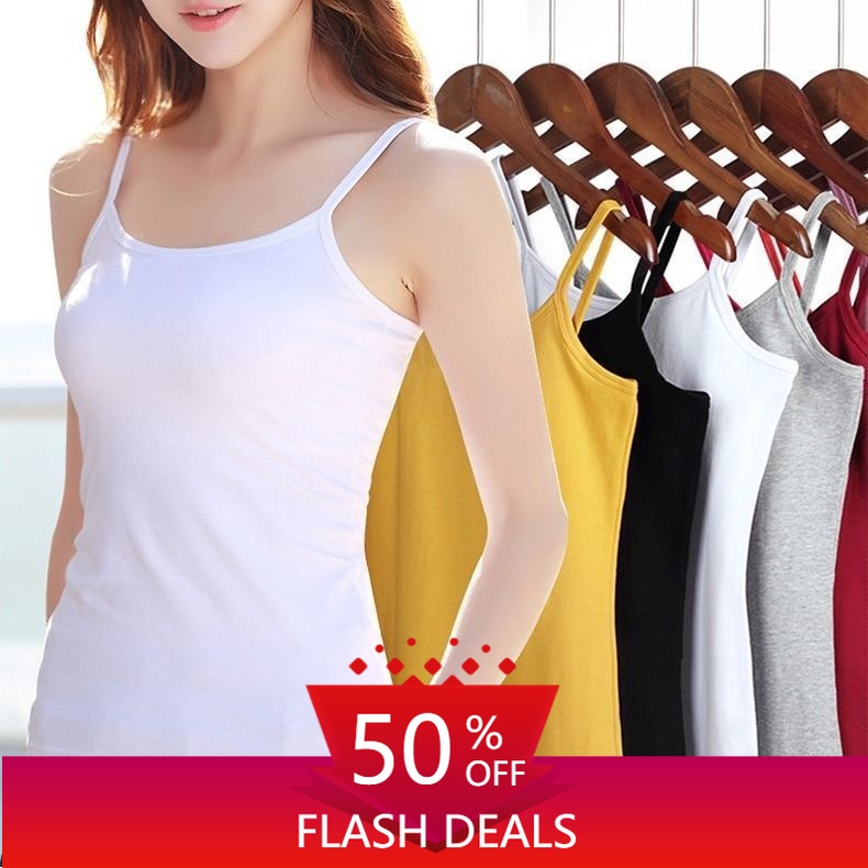 Áo Hai Dây Ôm Dáng Màu Sắc Thời Trang Mùa Hè Cho Nữ