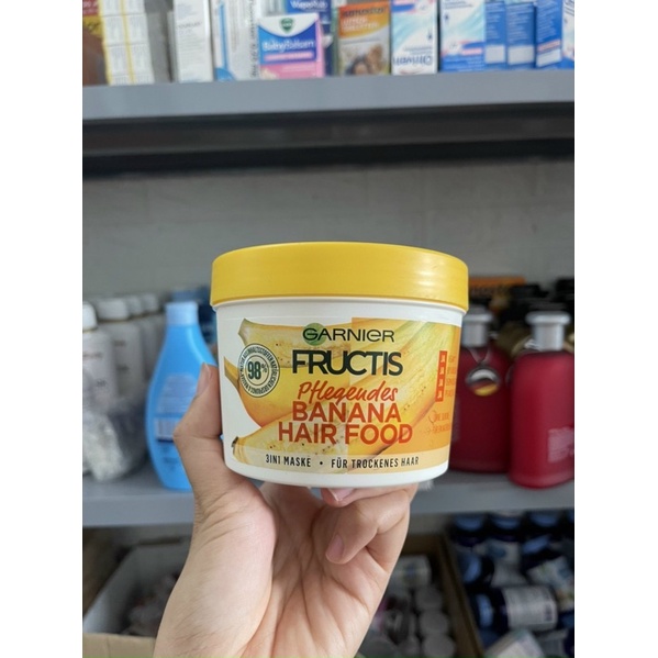 Mặt nạ ủ tóc 3 In 1 Superfood của GARNIER Hair food Fructis Masque thành phần thiên nhiên ,390ml