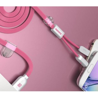Dây cáp sạc 2in1 Lightning & Micro USB Remax Same Time