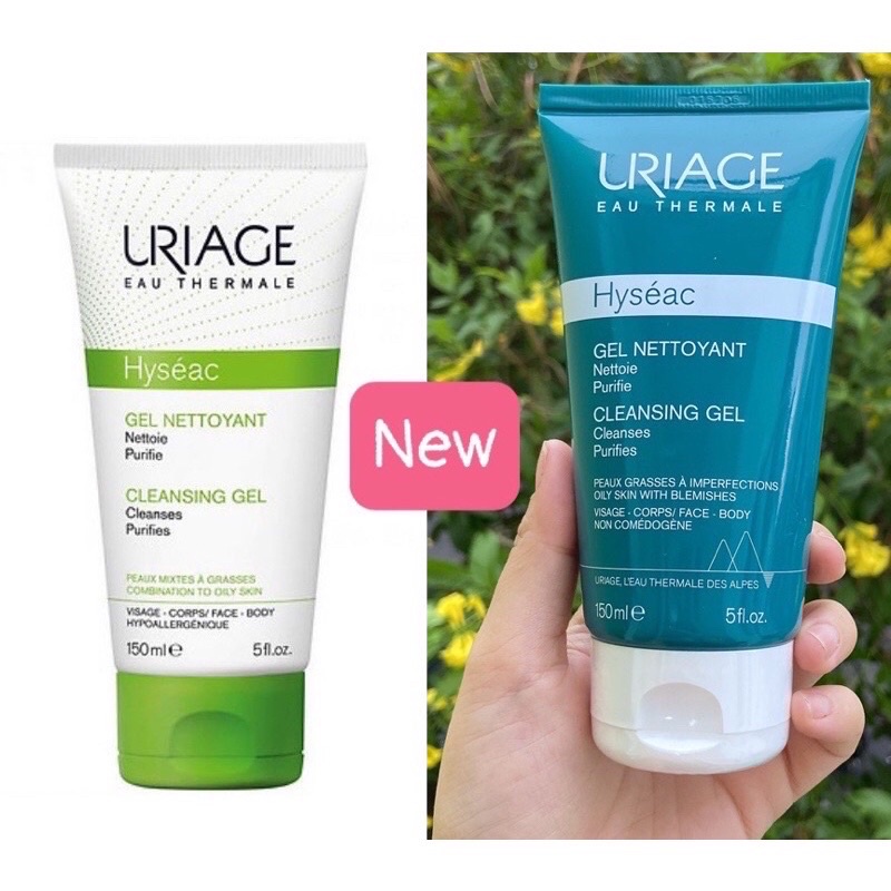 Sữa Rửa Mặt Uriage Hyséac Gel Nettoyant dạng gel dành cho da dầu mụn, và da hỗn hợp 150ml