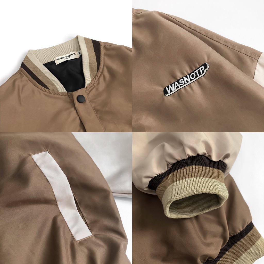 ÁO KHOÁC DÙ BOMBER FROM RỘNG WASNOTP Unisex ulzzang 2 Màu Cực Hot - LynHouse | BigBuy360 - bigbuy360.vn