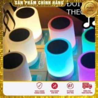 Loa Bluetooth Kiêm Đèn Ngủ, Đèn Led Cảm Ứng Đổi Màu Theo Nhạc - loa kiêm đèn ngủ cảm ứng