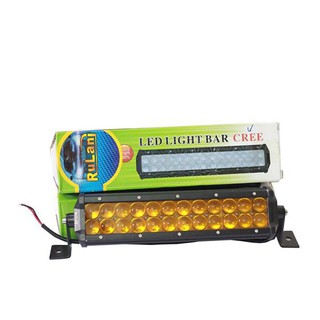 Đèn led bar dài trợ sáng 2 hàng 30cm- 72W vàng bi cầu- 1 chiếc