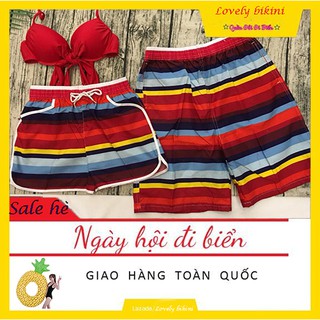 Quần đôi đi biển ( kèm áo)
