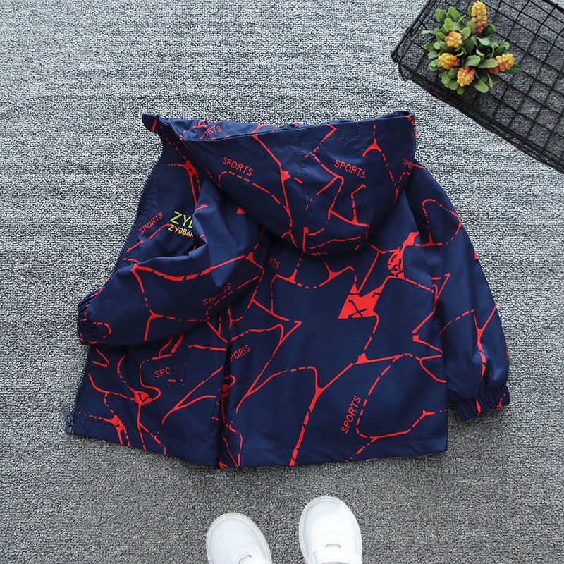 Bộ Áo Khoác Mỏng Thời Trang Xuân Thu 2022 Mới Cho Bé Trai