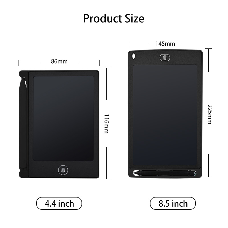 Bảng viết Fonken kĩ thuật số màn hình LCD xóa được siêu mỏng dành cho bé 8.5 inch