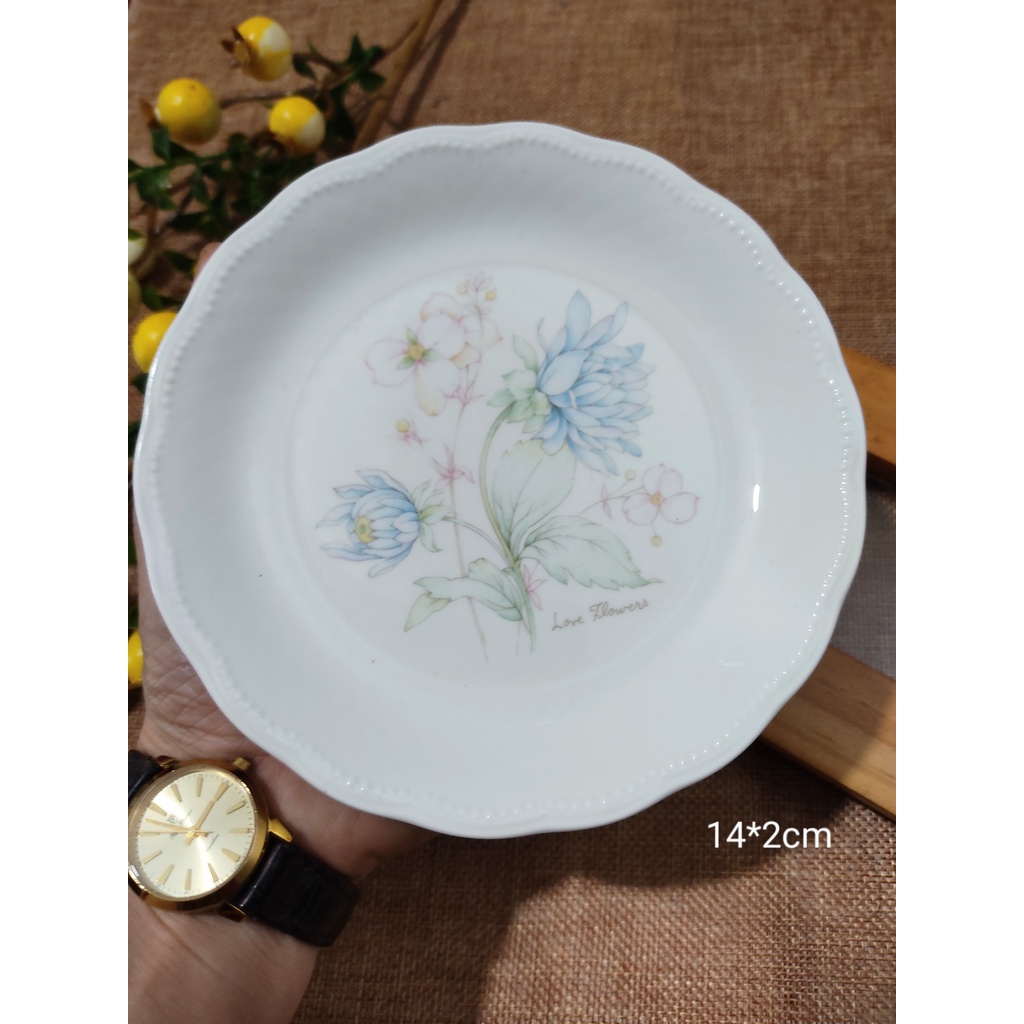 Đĩa Ăn Gốm Sứ Nhật Bản -Nhiều Size - Nhiều Mẫu