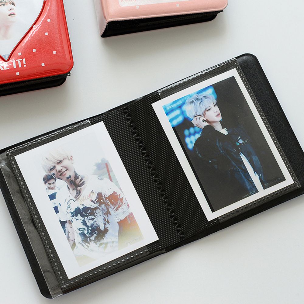 Album ảnh mini 3 inch thiết kế hình trái tim xinh xắn dễ thương