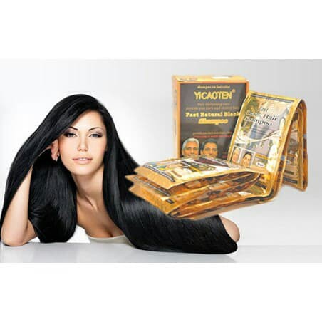 Gội Là Đen - HỘP 10 GÓI DẦU GỘI ĐEN TÓC YOSATEN FAST NATURAL BLACK SHAMPOO | BigBuy360 - bigbuy360.vn