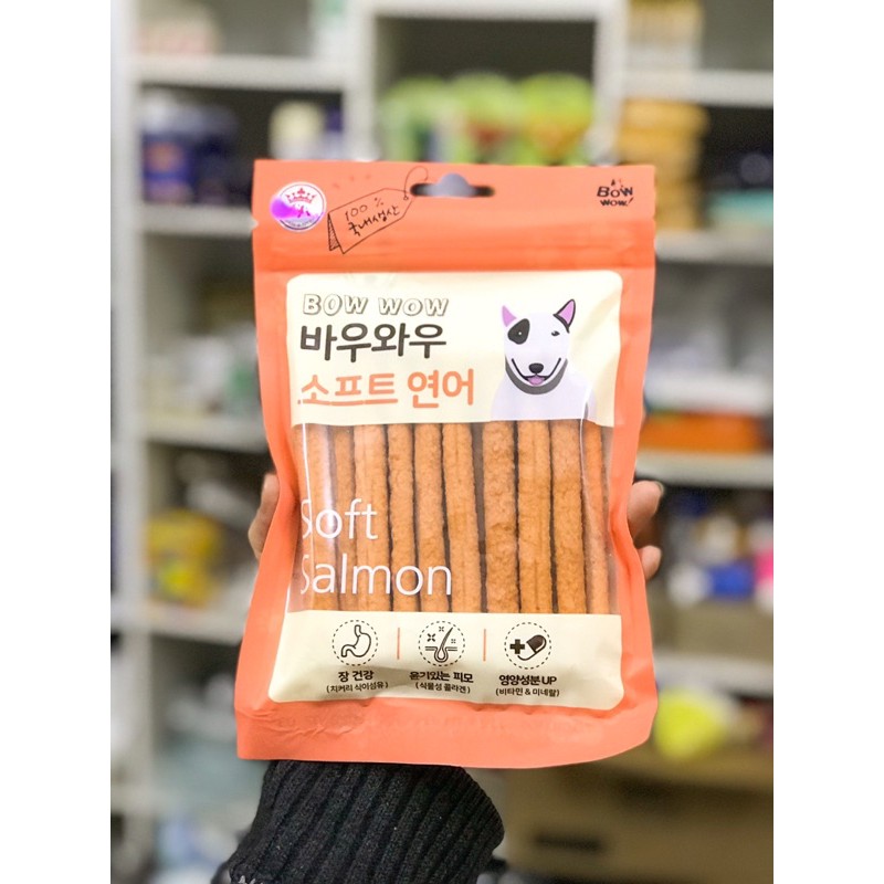 Snack bánh thưởng, xương gặm gà que/cá hồi que/cừu phomai/phomai viên/cà rốt phomai/thịt cuộn sữa cho chó mèo