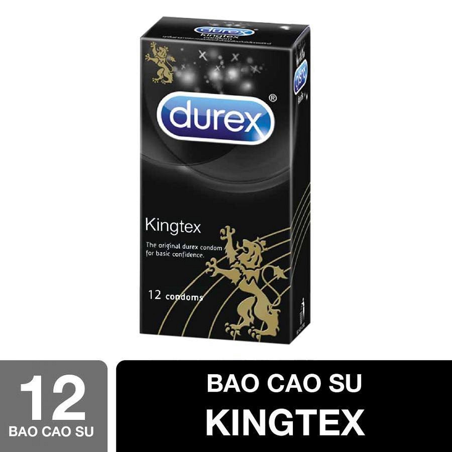 (Chính Hãng) Bao Cao Su Durex Kingtex (Hộp 12 Chiếc)