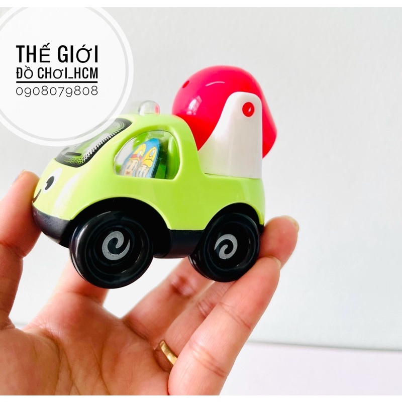 [BÁNH TRỚN-ĐÀ ĐẨY] Đồ chơi xe ô tô máy bay xe công trình dễ thương dành cho bé thích loại xe hoạt hình