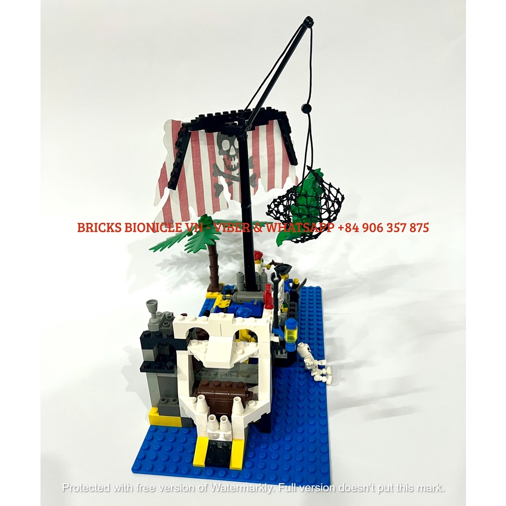 LEGO PIRATES SYSTEM - ĐỒ CHƠI XẾP HÌNH LEGO TÀU CƯỚP BIỂN -  6296 Shipwreck Island - Đảo xác tàu