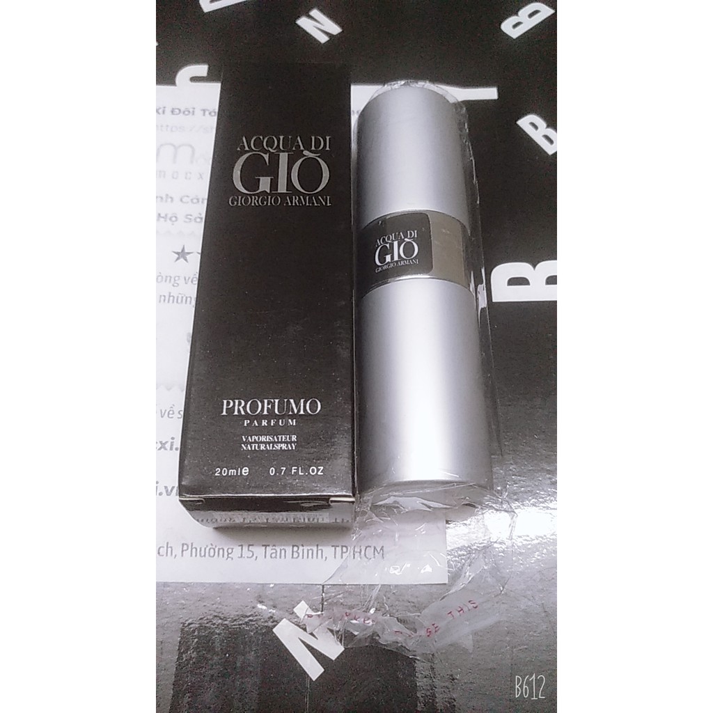 NƯỚC HOA Nam [HÀNG ĐẢM BẢO] ACQUADI GIÒ ĐEN 20ML | BigBuy360 - bigbuy360.vn