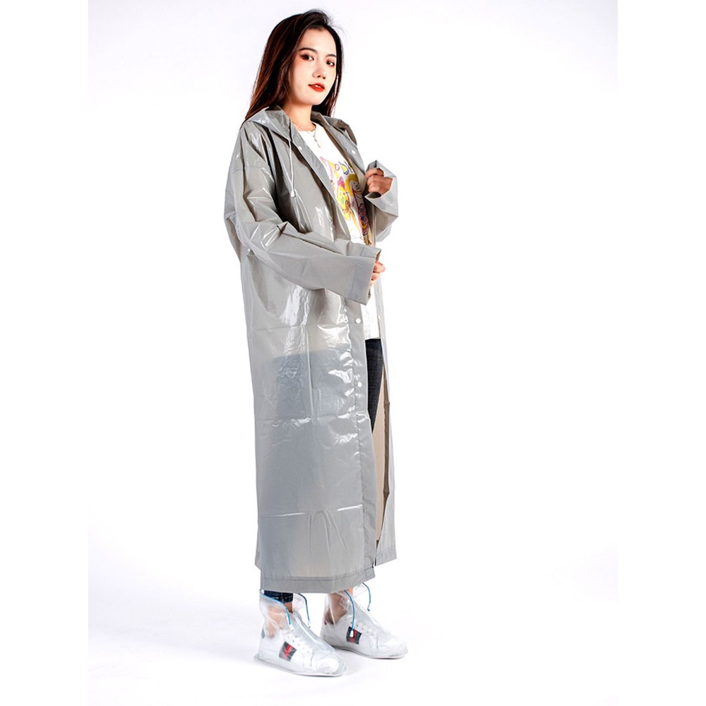 WUWOWU Áo mưa nhiều màu sắc tùy chọn chống thấm nước tái sử dụng được dành cho cả người lớn và trẻ em