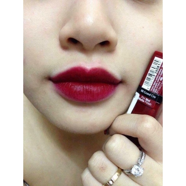 Son kem lì BJ 08 bourjois velvet 08 đỏ chery