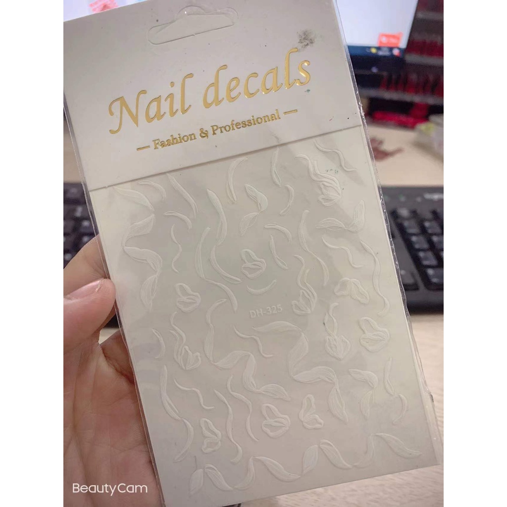 Sticker mã mới độc đáo trang trí nail