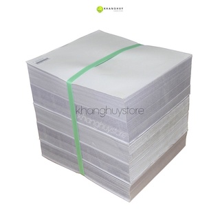 Giấy bìa lót lưng trắng xám 10kg size rộng từ 20cm đến 24cm gấp áo thun