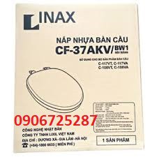 Nắp Bồn Cầu Inax CF37 Chính Hãng- Thay Cầu C117, C108