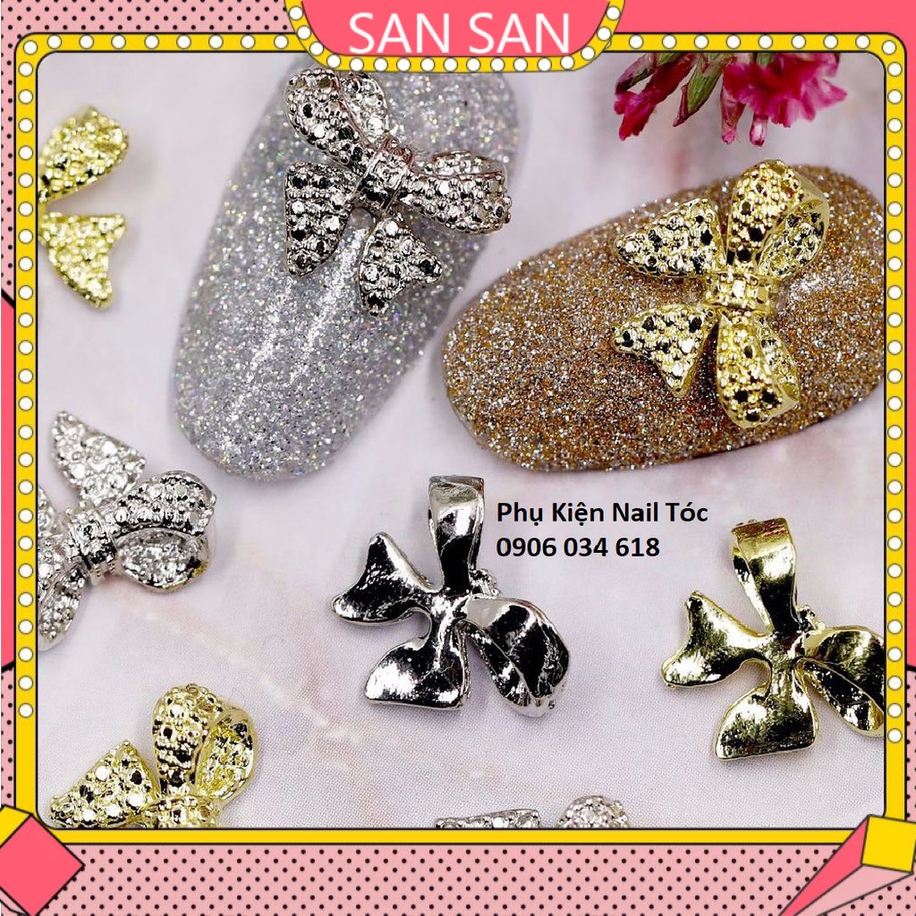 Charm Nơ Trang Trí Móng