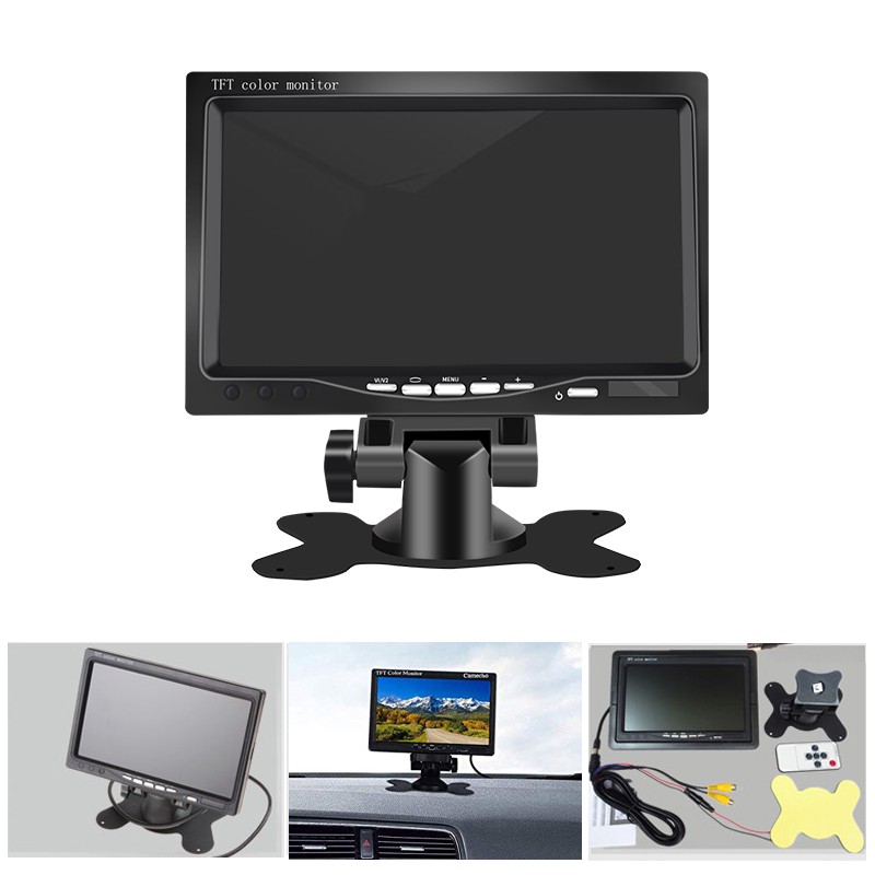 Màn Hình Lcd Tft 7 Inch + Camera Kép Cho Xe Hơi | BigBuy360 - bigbuy360.vn