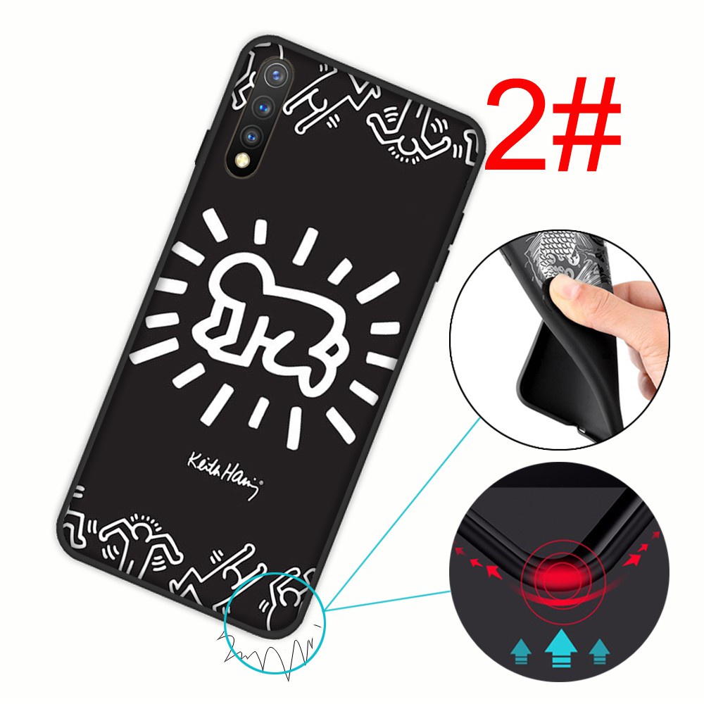 Ốp Lưng Silicone Cho Samsung Galaxy J7 Plus Pro J730 Prime 2018 Note 8 9 20 Ultra A2 Core 534yx Keith Haring